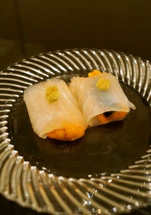 雲丹の平目巻き-レシピのメイン写真