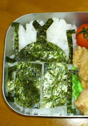 簡単すぎる♬カブトムシのキャラ弁-レシピのメイン写真