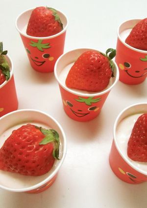 いちごのレアチーズムース-レシピのメイン写真
