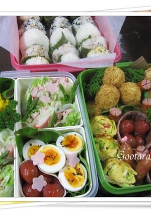 お花見弁当♪２０１３-レシピのメイン写真