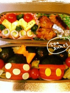 ピクニック弁当♡ミッキーミニー♡-レシピのメイン写真