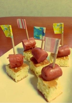 おかずホットケーキ-レシピのメイン写真