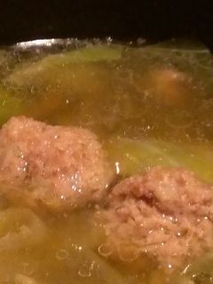 コンソメで中華風?つくねスープ-レシピのメイン写真