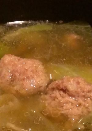 コンソメで中華風？つくねスープ-レシピのメイン写真