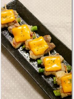 アスパラ肉巻きチーズ串焼き-レシピのメイン写真