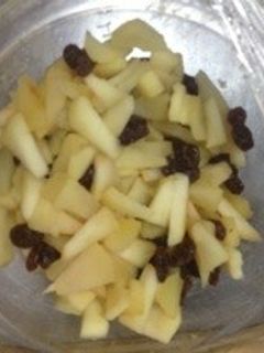 レンジで!リンゴとレーズンのフィリング♪-レシピのメイン写真