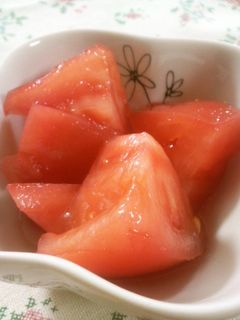 ☆美味!トマトの甘酢漬け☆夏の1品!-レシピのメイン写真