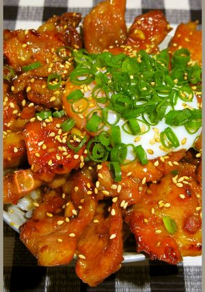男のロマンだ！大豚丼しょうが味バージョン-レシピのメイン写真