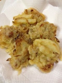 サクッ☆豚肉・玉ねぎ・じゃがいもかき揚げ-レシピのメイン写真