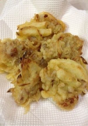 サクッ☆豚肉・玉ねぎ・じゃがいもかき揚げ-レシピのメイン写真