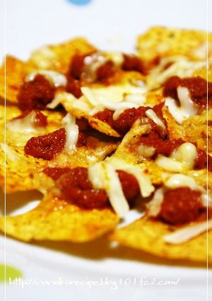 サルサソースとチーズのナチョス-レシピのメイン写真