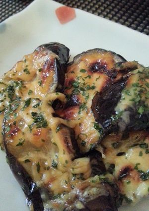 簡単！なすの味噌マヨチーズ焼き-レシピのメイン写真