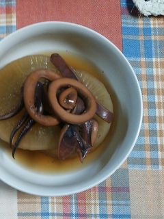 大根とイカの煮物-レシピのメイン写真