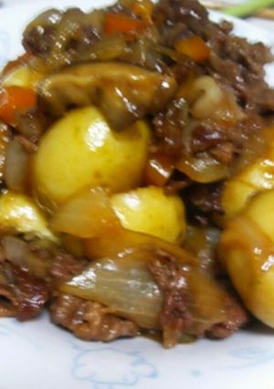 新じゃがでコロコロ肉じゃが♪-レシピのメイン写真