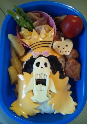 ONE PIECEブルックキャラ弁-レシピのメイン写真
