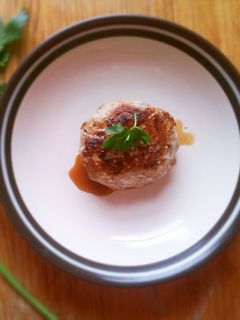 ゴボウの和風ハンバーグ-レシピのメイン写真