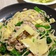 春がきた!タケノコと菜花のペペロンチーノ