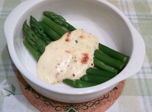 アスパラの粒マスタードマヨ焼き-レシピのメイン写真