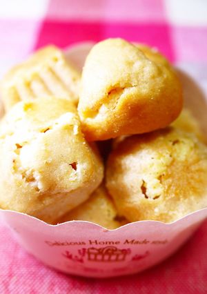 お花見に❀ほんのり苺みるく味のプチケーキ-レシピのメイン写真