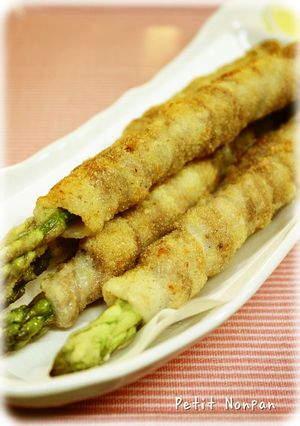 アスパラの豚肉巻き～セモリナ粉チーズ衣～-レシピのメイン写真