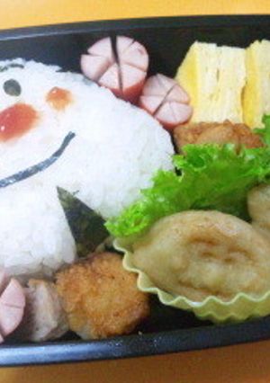 アンパンマンキャラ弁☆おむすびまん-レシピのメイン写真
