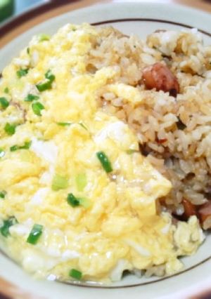 ガーリックチャーハン×たまごあんかけ-レシピのメイン写真