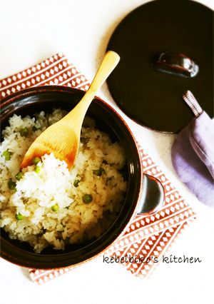 香りを楽しむグリーンピースご飯-レシピのメイン写真