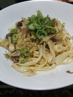 ポンマヨ和風パスタ♪-レシピのメイン写真