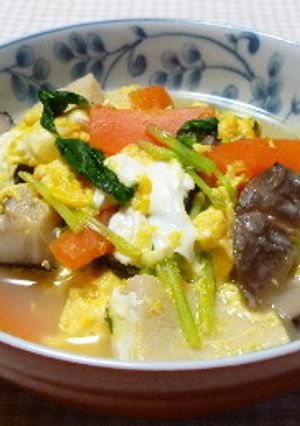 高野豆腐の彩り卵とじ-レシピのメイン写真