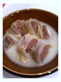 豆乳スープのロール白菜-レシピのメイン写真