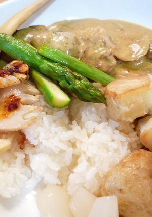 春野菜のせチキンカレー-レシピのメイン写真