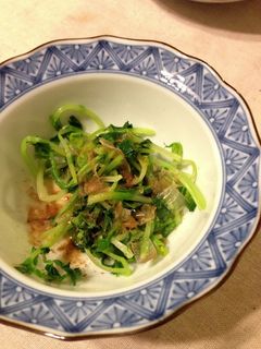 五分で!豆苗のおひたし-レシピのメイン写真
