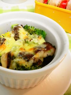 *ブロッコリーと椎茸のチーズ焼き*-レシピのメイン写真