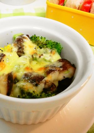 *ブロッコリーと椎茸のチーズ焼き*-レシピのメイン写真