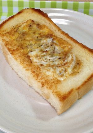 ☆残り金平で簡単ウマウマ朝食トースト-レシピのメイン写真