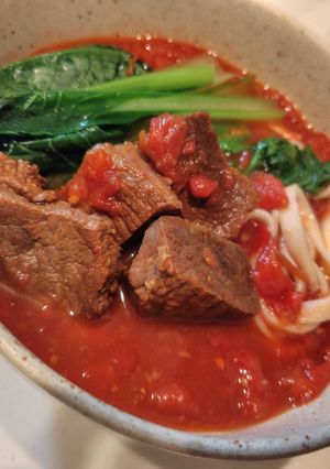 鹿肉麺-レシピのメイン写真