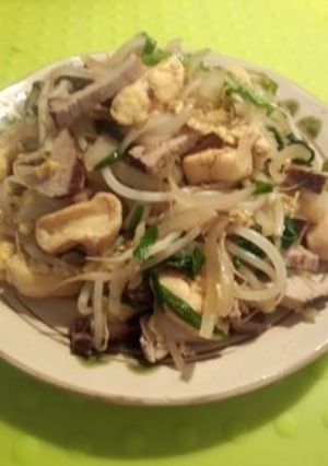お麩と煮豚のチャンプルー風-レシピのメイン写真