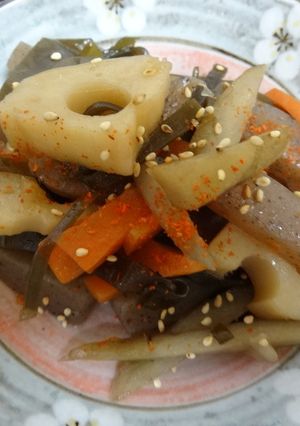 いつもの常備菜　五目きんぴら-レシピのメイン写真