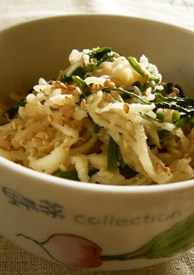 切干大根とせりの和え物-レシピのメイン写真