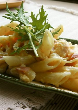 ランチ❤チーズカルボナーラペンネ♬-レシピのメイン写真