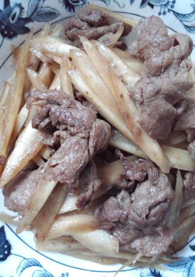 *牛蒡と牛肉の甘辛炒め*-レシピのメイン写真