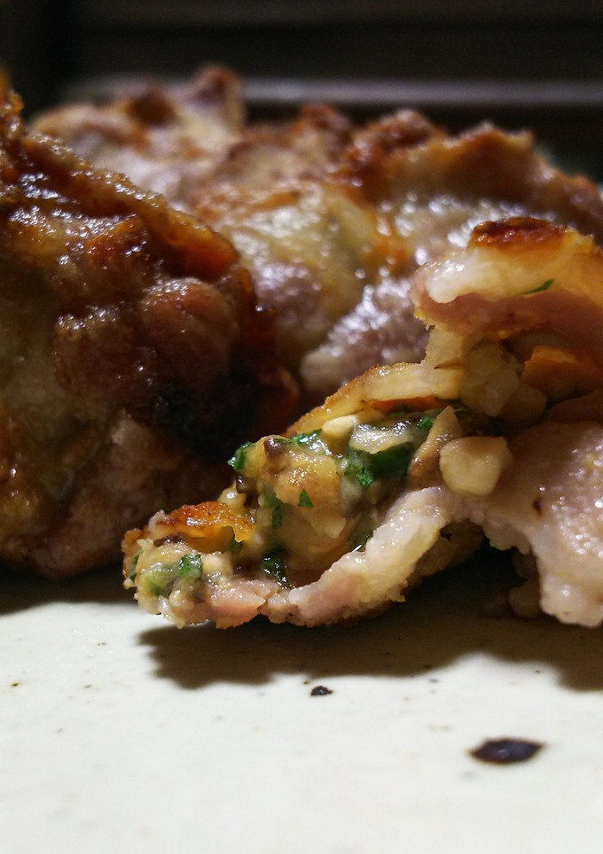 椎茸餡の豚肉の挟み焼き-レシピのメイン写真