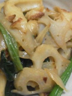 レンコンとちくわの味噌炒め-レシピのメイン写真