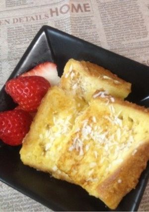 ココナッツフレンチトースト♪-レシピのメイン写真