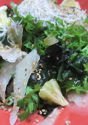 わさび菜サラダ-レシピのメイン写真