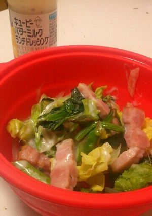 レンチン4分！春野菜のホットサラダ-レシピのメイン写真