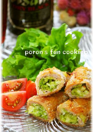 キャベチーズのポークロール*パン粉焼き-レシピのメイン写真
