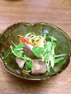 mamakissの水菜と砂肝のあえ物-レシピのメイン写真