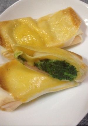 揚げない☆ほうれん草トローリチーズ春巻き-レシピのメイン写真