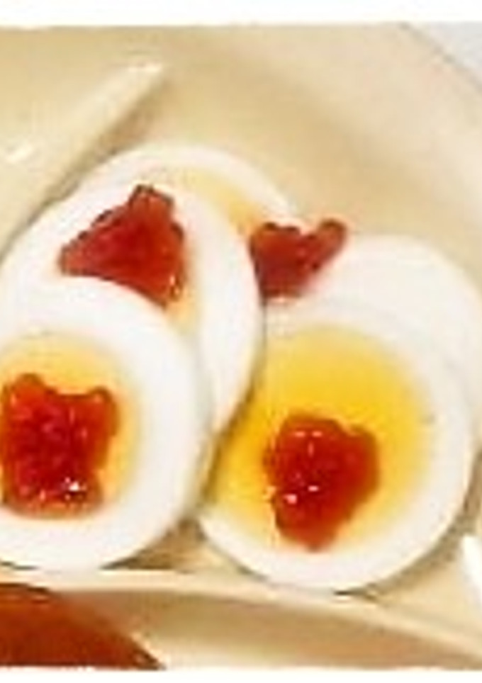 ゆでたまごにすじこを乗せて-レシピのメイン写真